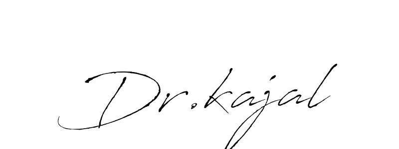 Make a beautiful signature design for name Dr.kajal. With this signature (Antro_Vectra) style, you can create a handwritten signature for free. Dr.kajal signature style 6 images and pictures png