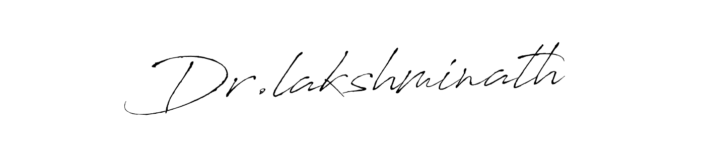 Use a signature maker to create a handwritten signature online. With this signature software, you can design (Antro_Vectra) your own signature for name Dr.lakshminath. Dr.lakshminath signature style 6 images and pictures png