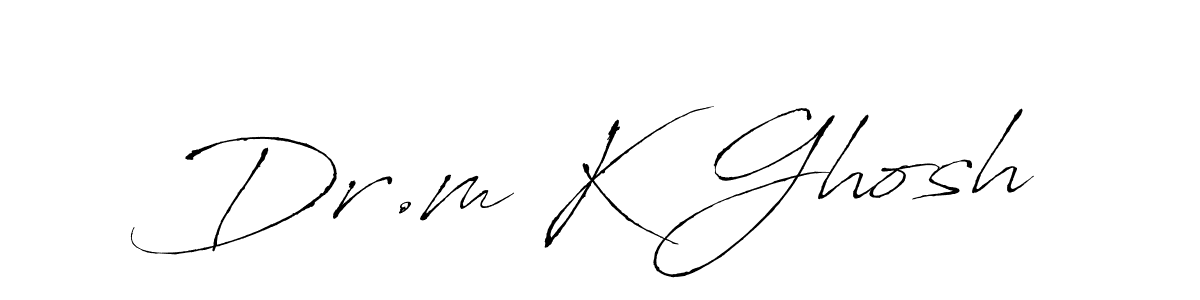 It looks lik you need a new signature style for name Dr.m K Ghosh. Design unique handwritten (Antro_Vectra) signature with our free signature maker in just a few clicks. Dr.m K Ghosh signature style 6 images and pictures png