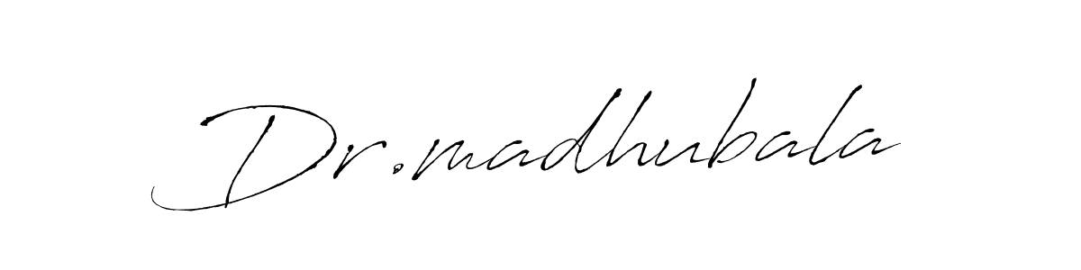 The best way (Antro_Vectra) to make a short signature is to pick only two or three words in your name. The name Dr.madhubala include a total of six letters. For converting this name. Dr.madhubala signature style 6 images and pictures png