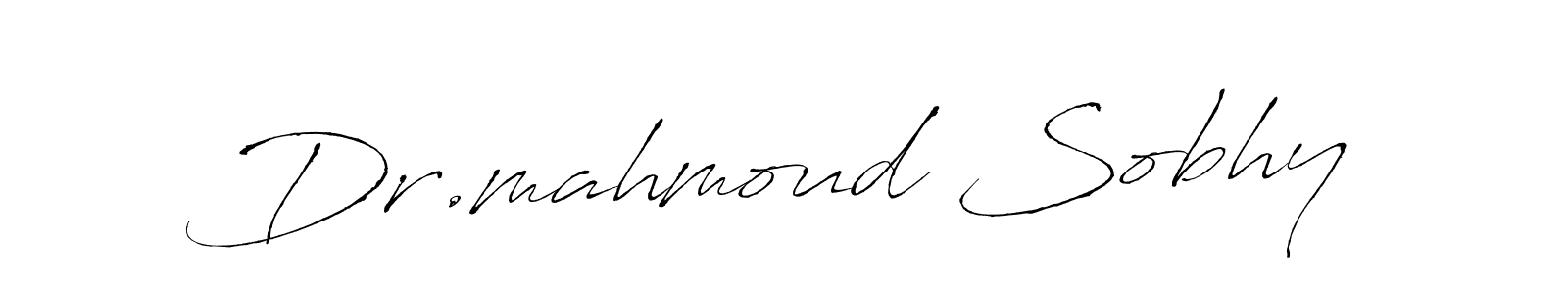 Dr.mahmoud Sobhy stylish signature style. Best Handwritten Sign (Antro_Vectra) for my name. Handwritten Signature Collection Ideas for my name Dr.mahmoud Sobhy. Dr.mahmoud Sobhy signature style 6 images and pictures png