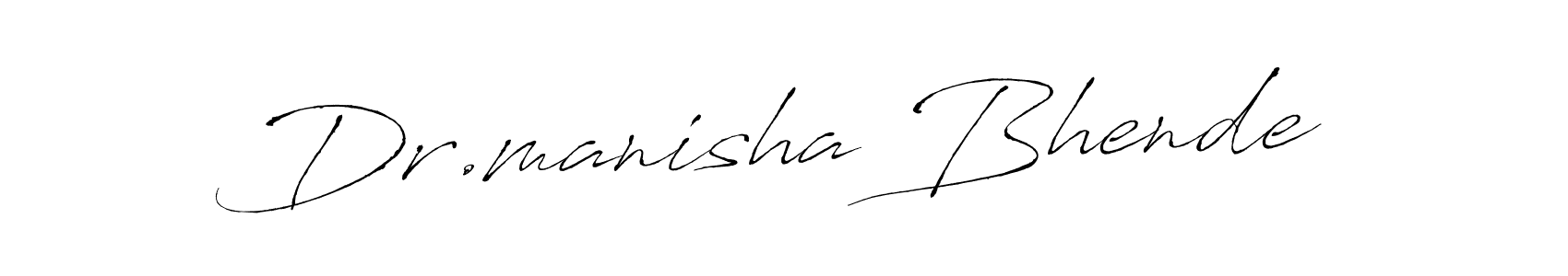 This is the best signature style for the Dr.manisha Bhende name. Also you like these signature font (Antro_Vectra). Mix name signature. Dr.manisha Bhende signature style 6 images and pictures png