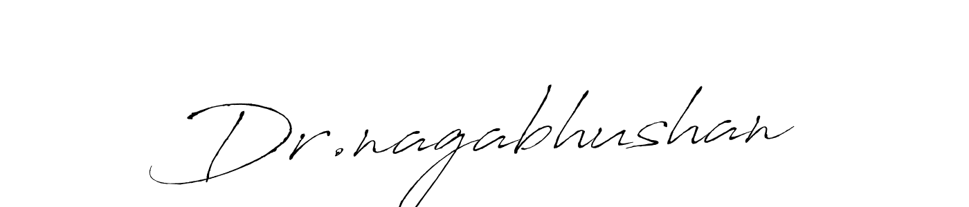 How to make Dr.nagabhushan signature? Antro_Vectra is a professional autograph style. Create handwritten signature for Dr.nagabhushan name. Dr.nagabhushan signature style 6 images and pictures png