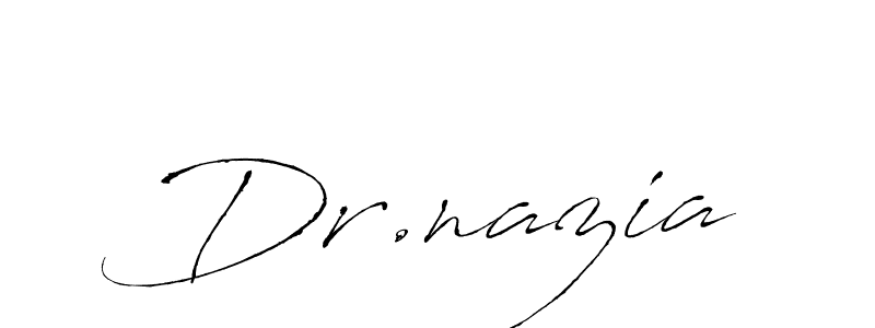 Similarly Antro_Vectra is the best handwritten signature design. Signature creator online .You can use it as an online autograph creator for name Dr.nazia. Dr.nazia signature style 6 images and pictures png