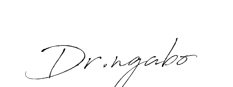 How to make Dr.ngabo signature? Antro_Vectra is a professional autograph style. Create handwritten signature for Dr.ngabo name. Dr.ngabo signature style 6 images and pictures png