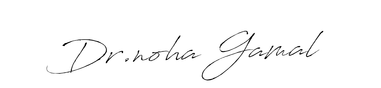 Antro_Vectra is a professional signature style that is perfect for those who want to add a touch of class to their signature. It is also a great choice for those who want to make their signature more unique. Get Dr.noha Gamal name to fancy signature for free. Dr.noha Gamal signature style 6 images and pictures png