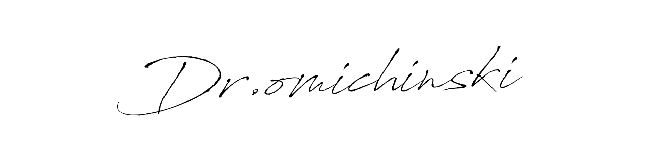 It looks lik you need a new signature style for name Dr.omichinski. Design unique handwritten (Antro_Vectra) signature with our free signature maker in just a few clicks. Dr.omichinski signature style 6 images and pictures png