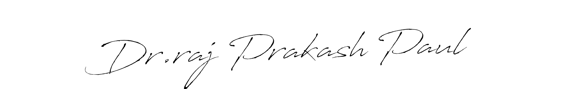 Design your own signature with our free online signature maker. With this signature software, you can create a handwritten (Antro_Vectra) signature for name Dr.raj Prakash Paul. Dr.raj Prakash Paul signature style 6 images and pictures png