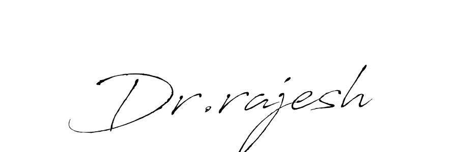 Use a signature maker to create a handwritten signature online. With this signature software, you can design (Antro_Vectra) your own signature for name Dr.rajesh. Dr.rajesh signature style 6 images and pictures png