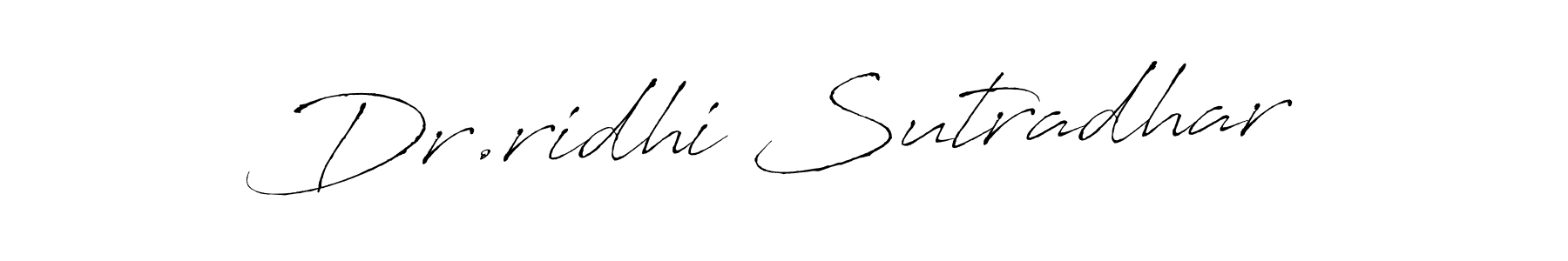 Use a signature maker to create a handwritten signature online. With this signature software, you can design (Antro_Vectra) your own signature for name Dr.ridhi Sutradhar. Dr.ridhi Sutradhar signature style 6 images and pictures png