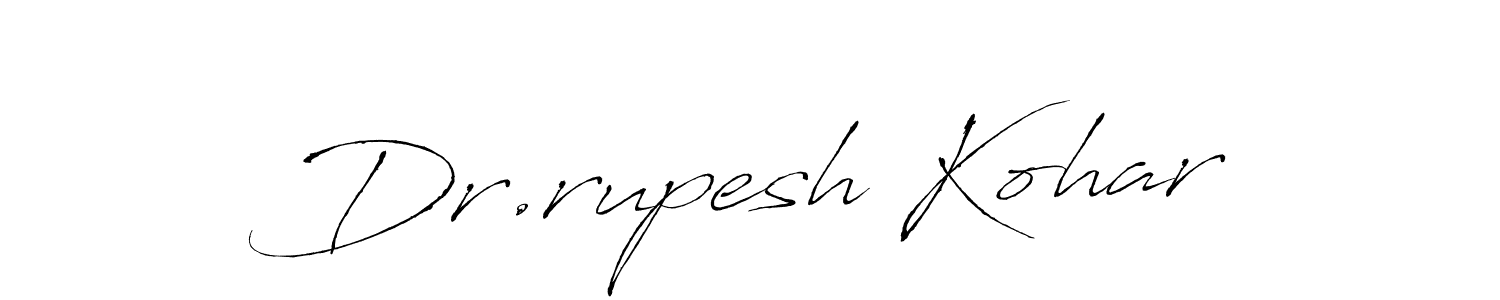 Use a signature maker to create a handwritten signature online. With this signature software, you can design (Antro_Vectra) your own signature for name Dr.rupesh Kohar. Dr.rupesh Kohar signature style 6 images and pictures png