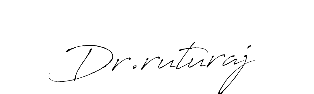 This is the best signature style for the Dr.ruturaj name. Also you like these signature font (Antro_Vectra). Mix name signature. Dr.ruturaj signature style 6 images and pictures png