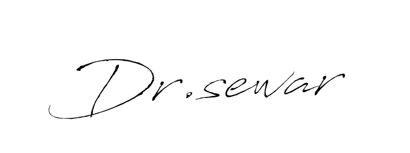 Use a signature maker to create a handwritten signature online. With this signature software, you can design (Antro_Vectra) your own signature for name Dr.sewar. Dr.sewar signature style 6 images and pictures png