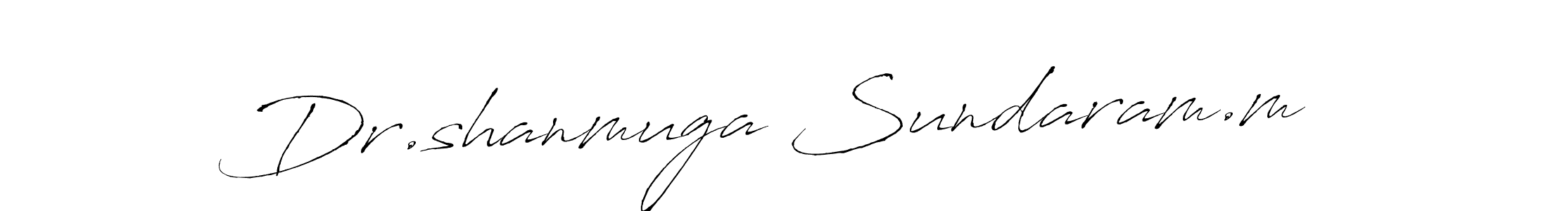 Make a short Dr.shanmuga Sundaram.m signature style. Manage your documents anywhere anytime using Antro_Vectra. Create and add eSignatures, submit forms, share and send files easily. Dr.shanmuga Sundaram.m signature style 6 images and pictures png