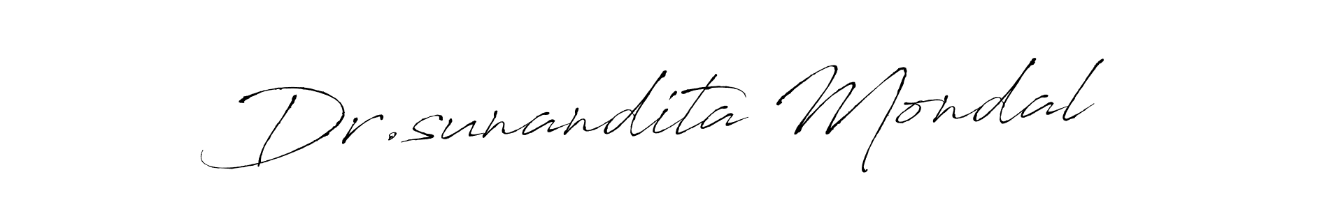 Dr.sunandita Mondal stylish signature style. Best Handwritten Sign (Antro_Vectra) for my name. Handwritten Signature Collection Ideas for my name Dr.sunandita Mondal. Dr.sunandita Mondal signature style 6 images and pictures png