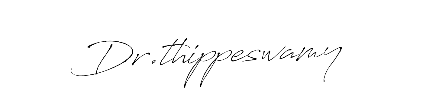 You should practise on your own different ways (Antro_Vectra) to write your name (Dr.thippeswamy) in signature. don't let someone else do it for you. Dr.thippeswamy signature style 6 images and pictures png