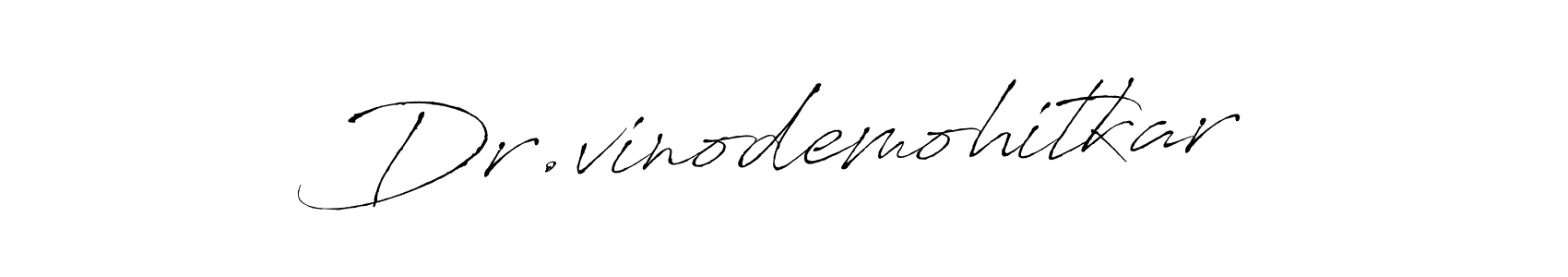 Create a beautiful signature design for name Dr.vinodemohitkar. With this signature (Antro_Vectra) fonts, you can make a handwritten signature for free. Dr.vinodemohitkar signature style 6 images and pictures png