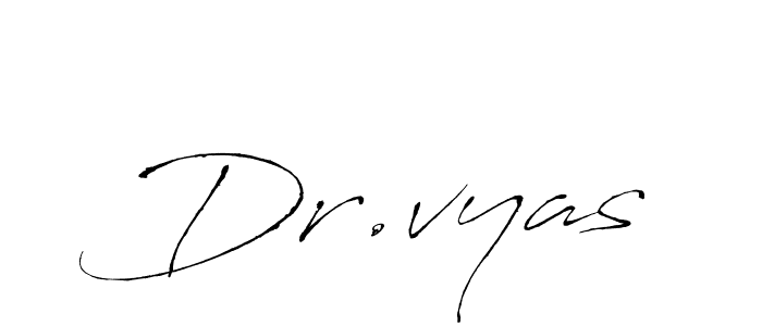 Make a beautiful signature design for name Dr.vyas. Use this online signature maker to create a handwritten signature for free. Dr.vyas signature style 6 images and pictures png