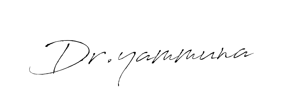 Use a signature maker to create a handwritten signature online. With this signature software, you can design (Antro_Vectra) your own signature for name Dr.yammuna. Dr.yammuna signature style 6 images and pictures png