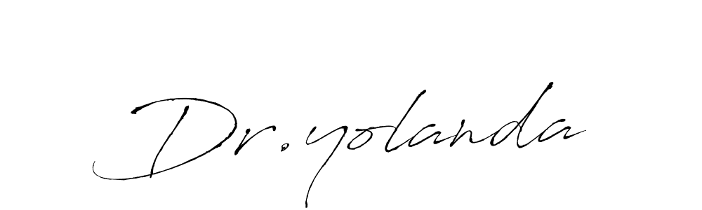 It looks lik you need a new signature style for name Dr.yolanda. Design unique handwritten (Antro_Vectra) signature with our free signature maker in just a few clicks. Dr.yolanda signature style 6 images and pictures png