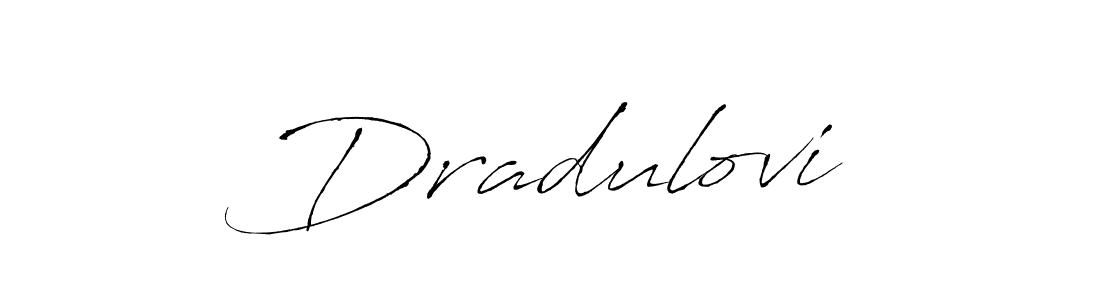 Use a signature maker to create a handwritten signature online. With this signature software, you can design (Antro_Vectra) your own signature for name Dradulović. Dradulović signature style 6 images and pictures png