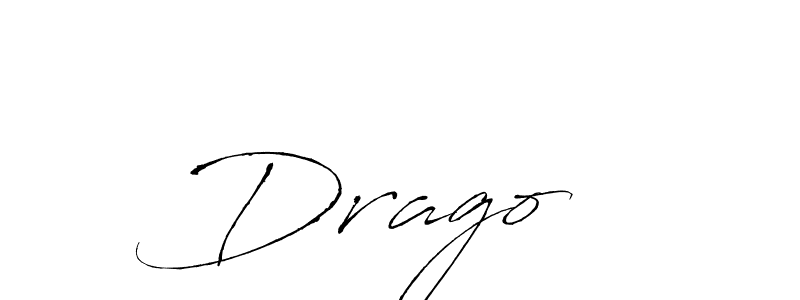 Make a beautiful signature design for name Dragoș . With this signature (Antro_Vectra) style, you can create a handwritten signature for free. Dragoș  signature style 6 images and pictures png