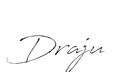 Use a signature maker to create a handwritten signature online. With this signature software, you can design (Antro_Vectra) your own signature for name Draju. Draju signature style 6 images and pictures png