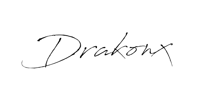 How to make Drakonx signature? Antro_Vectra is a professional autograph style. Create handwritten signature for Drakonx name. Drakonx signature style 6 images and pictures png