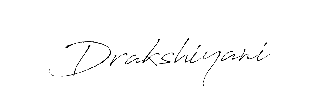 Create a beautiful signature design for name Drakshiyani. With this signature (Antro_Vectra) fonts, you can make a handwritten signature for free. Drakshiyani signature style 6 images and pictures png