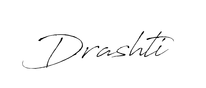 Make a beautiful signature design for name Drashti. With this signature (Antro_Vectra) style, you can create a handwritten signature for free. Drashti signature style 6 images and pictures png