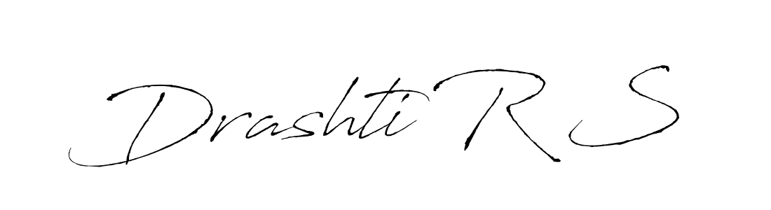 Make a beautiful signature design for name Drashti R S. Use this online signature maker to create a handwritten signature for free. Drashti R S signature style 6 images and pictures png