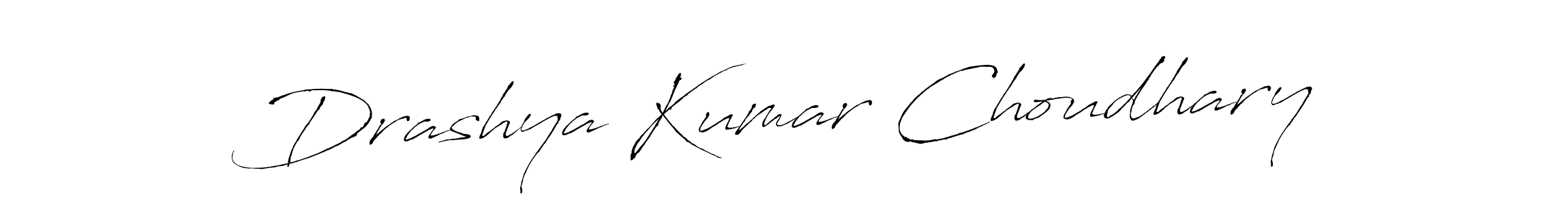 Also we have Drashya Kumar Choudhary name is the best signature style. Create professional handwritten signature collection using Antro_Vectra autograph style. Drashya Kumar Choudhary signature style 6 images and pictures png