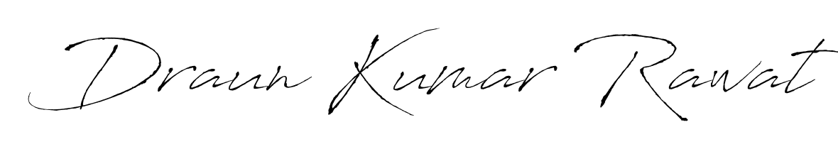 Express your personality with a custom Draun Kumar Rawat signature crafted with Antro_Vectra typography. Free transparent PNG download available. Draun Kumar Rawat signature style 6 images and pictures png