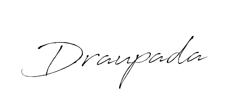 Draupada stylish signature style. Best Handwritten Sign (Antro_Vectra) for my name. Handwritten Signature Collection Ideas for my name Draupada. Draupada signature style 6 images and pictures png