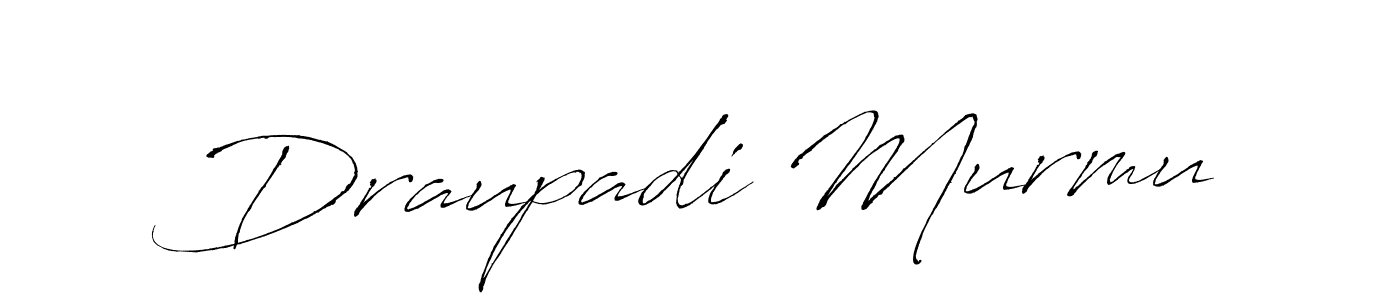 You can use this online signature creator to create a handwritten signature for the name Draupadi Murmu. This is the best online autograph maker. Draupadi Murmu signature style 6 images and pictures png