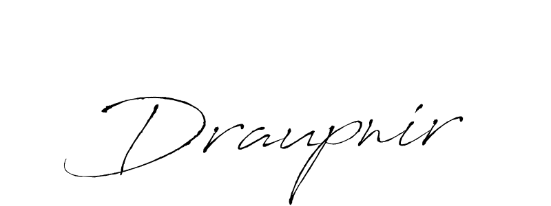 Use a signature maker to create a handwritten signature online. With this signature software, you can design (Antro_Vectra) your own signature for name Draupnir. Draupnir signature style 6 images and pictures png