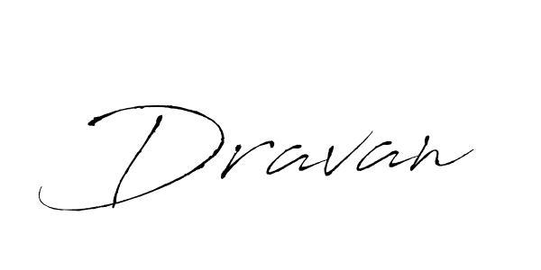 Make a beautiful signature design for name Dravan. With this signature (Antro_Vectra) style, you can create a handwritten signature for free. Dravan signature style 6 images and pictures png