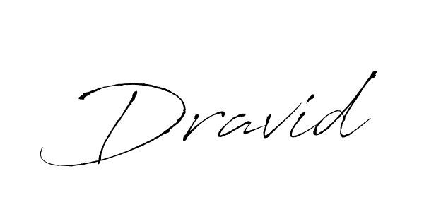 Use a signature maker to create a handwritten signature online. With this signature software, you can design (Antro_Vectra) your own signature for name Dravid. Dravid signature style 6 images and pictures png