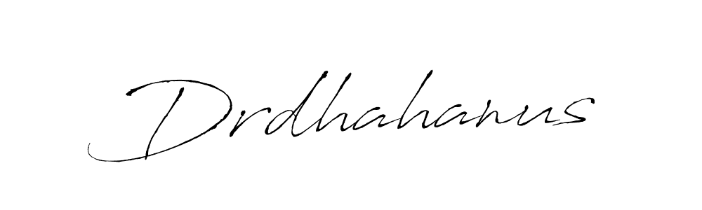 Use a signature maker to create a handwritten signature online. With this signature software, you can design (Antro_Vectra) your own signature for name Drdhahanus. Drdhahanus signature style 6 images and pictures png
