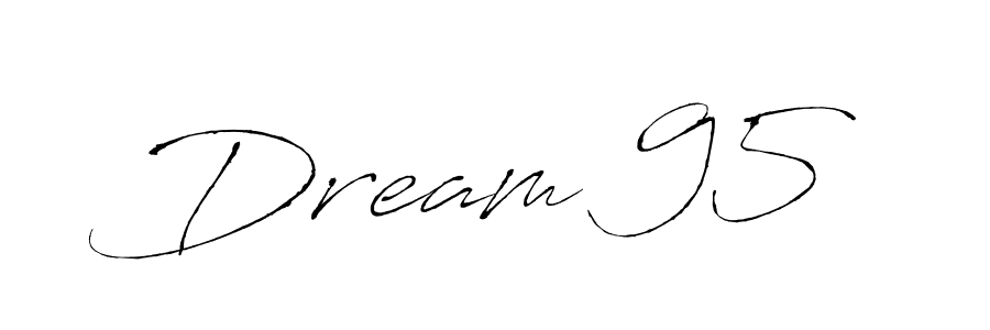 How to make Dream 95  name signature. Use Antro_Vectra style for creating short signs online. This is the latest handwritten sign. Dream 95  signature style 6 images and pictures png