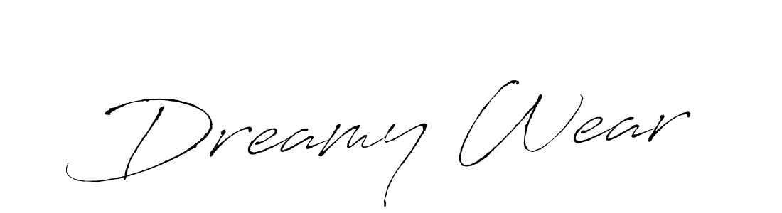 Design your own signature with our free online signature maker. With this signature software, you can create a handwritten (Antro_Vectra) signature for name Dreamy Wear. Dreamy Wear signature style 6 images and pictures png