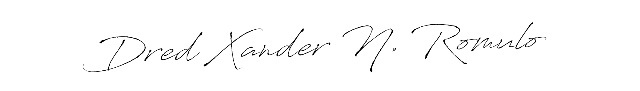 if you are searching for the best signature style for your name Dred Xander N. Romulo. so please give up your signature search. here we have designed multiple signature styles  using Antro_Vectra. Dred Xander N. Romulo signature style 6 images and pictures png