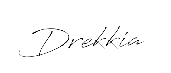 How to make Drekkia signature? Antro_Vectra is a professional autograph style. Create handwritten signature for Drekkia name. Drekkia signature style 6 images and pictures png