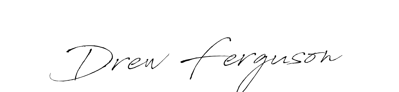 How to make Drew Ferguson name signature. Use Antro_Vectra style for creating short signs online. This is the latest handwritten sign. Drew Ferguson signature style 6 images and pictures png