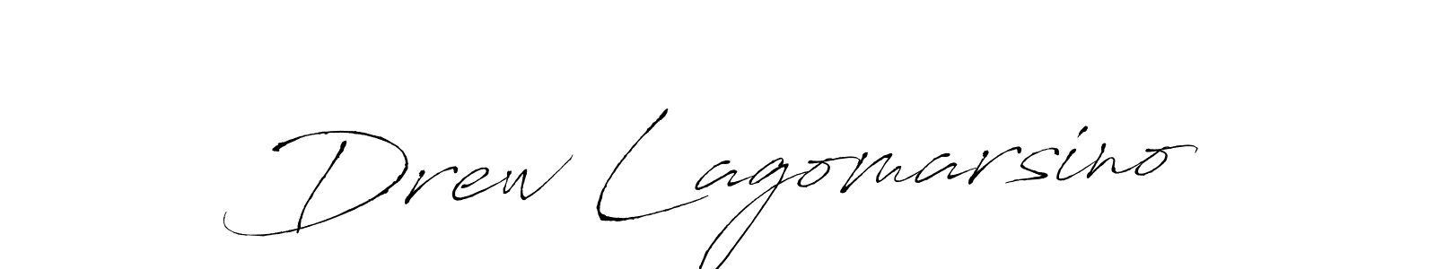 Design your own signature with our free online signature maker. With this signature software, you can create a handwritten (Antro_Vectra) signature for name Drew Lagomarsino. Drew Lagomarsino signature style 6 images and pictures png