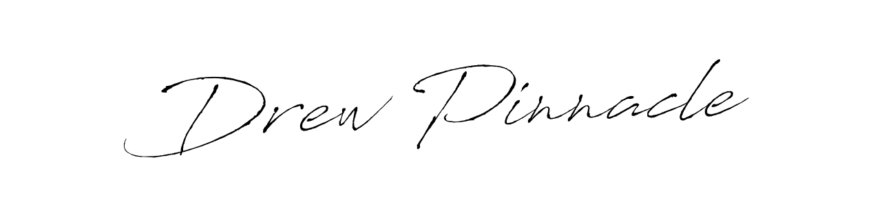 Design your own signature with our free online signature maker. With this signature software, you can create a handwritten (Antro_Vectra) signature for name Drew Pinnacle. Drew Pinnacle signature style 6 images and pictures png