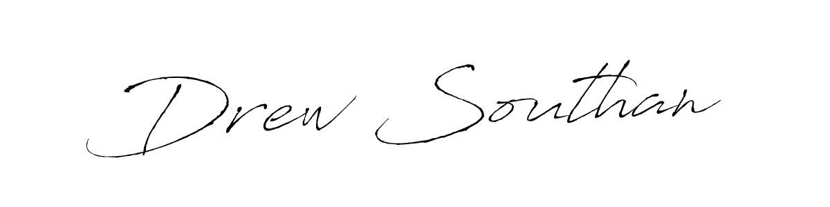 How to make Drew Southan signature? Antro_Vectra is a professional autograph style. Create handwritten signature for Drew Southan name. Drew Southan signature style 6 images and pictures png