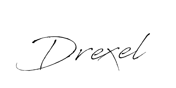 Create a beautiful signature design for name Drexel. With this signature (Antro_Vectra) fonts, you can make a handwritten signature for free. Drexel signature style 6 images and pictures png