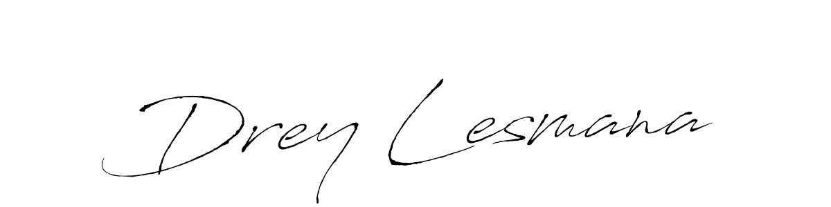 How to make Drey Lesmana signature? Antro_Vectra is a professional autograph style. Create handwritten signature for Drey Lesmana name. Drey Lesmana signature style 6 images and pictures png
