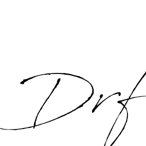 You should practise on your own different ways (Antro_Vectra) to write your name (Drf) in signature. don't let someone else do it for you. Drf signature style 6 images and pictures png